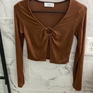 NWOT BROWN TOP